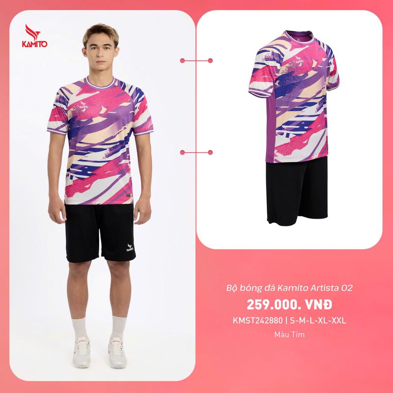 Product Introduction of Bộ Quần Áo Bóng Đá Kamito Artista 02 Chính Hãng - Sport - Trang Phục Nam - Đá Banh - Chạy Bộ - Tập Gym 12