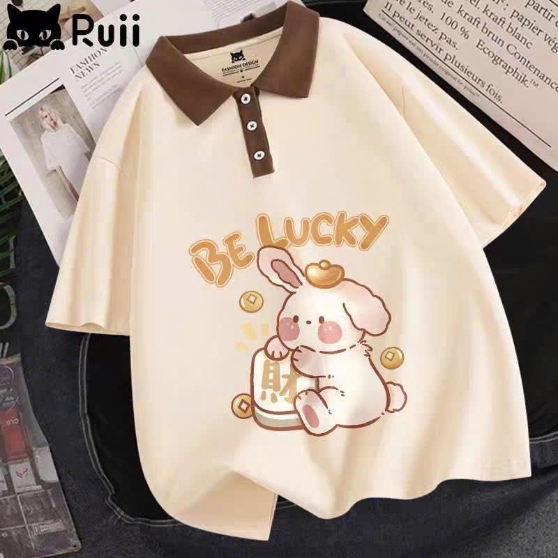 Product Introduction of Cực chất áo polo cho bé in hình dể thương cho bé chất cotton cá sấu mềm mát cực chất cho bé tuef 25-50kg 21