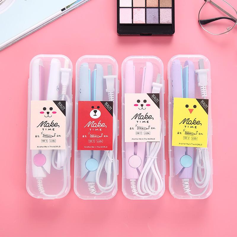 Máy làm tóc máy uốn,duỗi,kẹp là tóc mini đa năng nhiều màu dễ thương sử dụng ion âm kèm hộp đựng tiện dụng đẹp giá rẻ