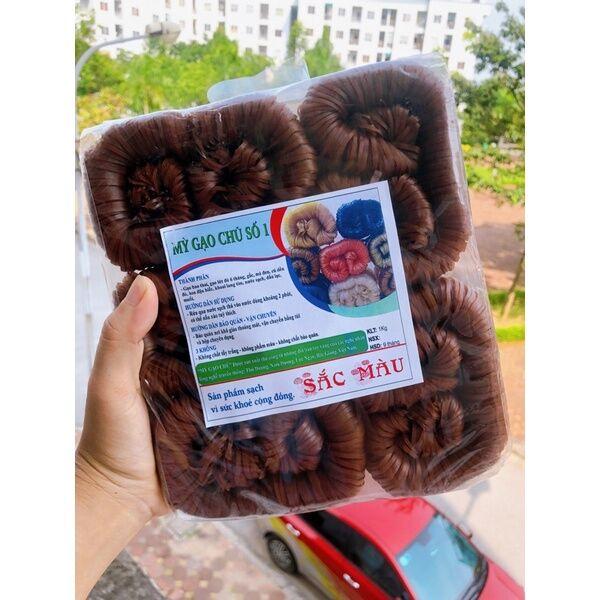(1kg) Mỳ chũ gạo lứt nguyên cám /mì gạo lứt đặc sản Bắc Giang