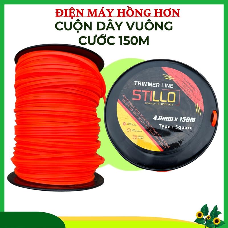 Dây Cước Vuông Cắt Cỏ STILO Dài 150M Sử Dụng Cắt Cỏ