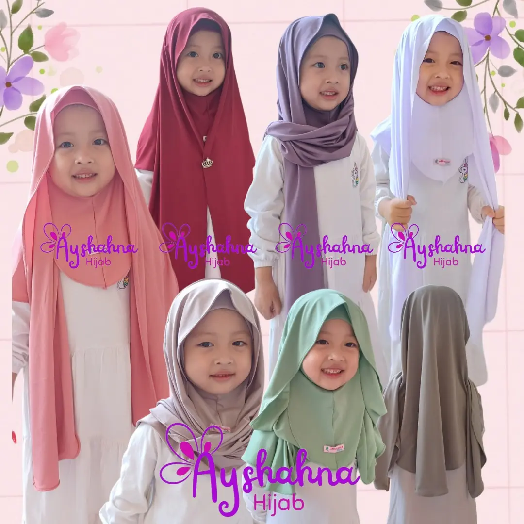 Pasmina inner anak Pastan kerudung jilbab anak perempuan Jersey inner menyatu