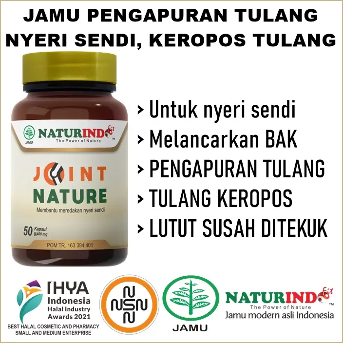 Herbal Pengapuran Tulang Nyeri sendi OSTEOPOROSIS JOIN NATURE NATURINDO 3