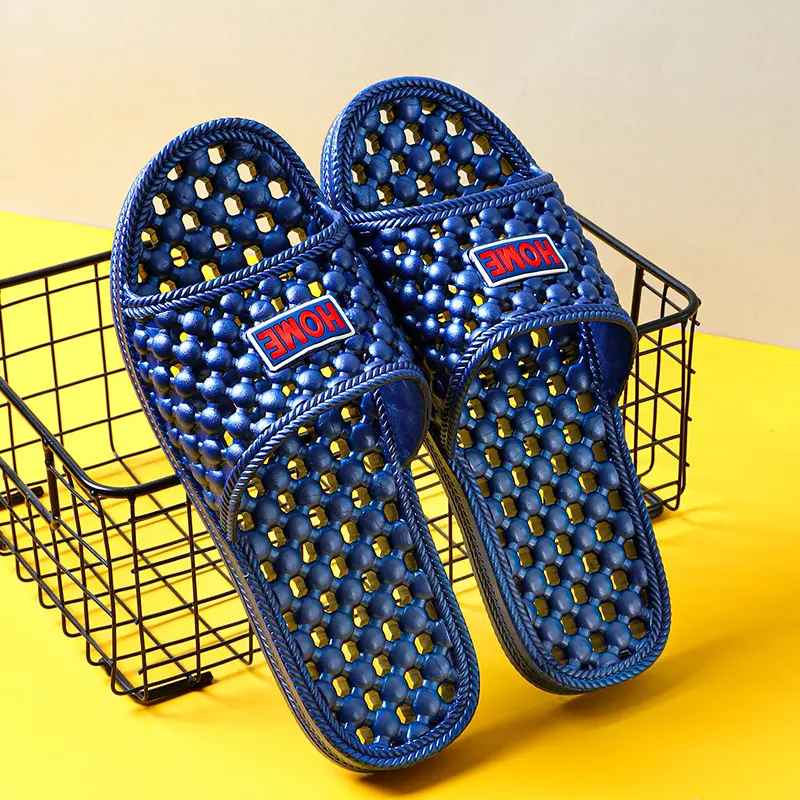2025 New Slippers for Men and Women, Hollow Quick-Dry Indoor Bathroom Shower Slippers, Hotel Spa Classic Slippers