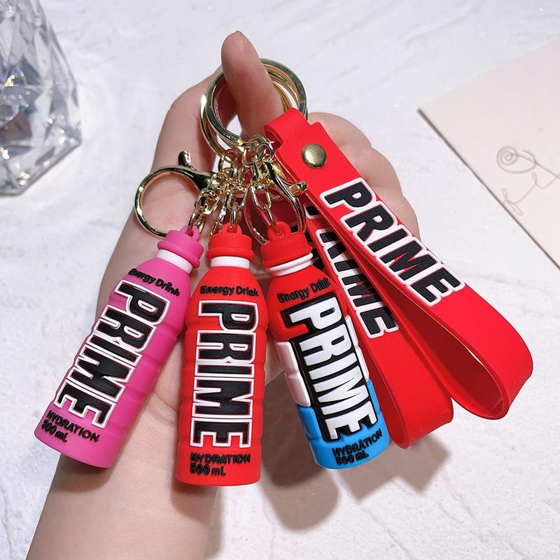 Product Introduction of Creative Simulation Energy Beverage Bottle Keychain Cute Three-Dimensional Prime Wine Bottle Key Chain Cars and Bags Hanging Ornament 21