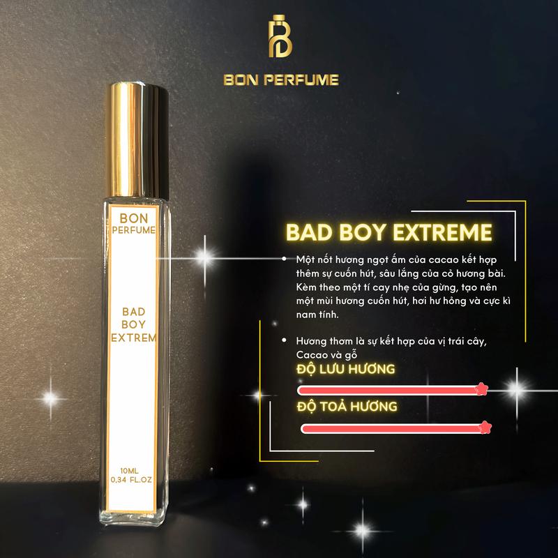 Nước hoa nam Bad Boy EDP 10ml Perfume Cosmetic