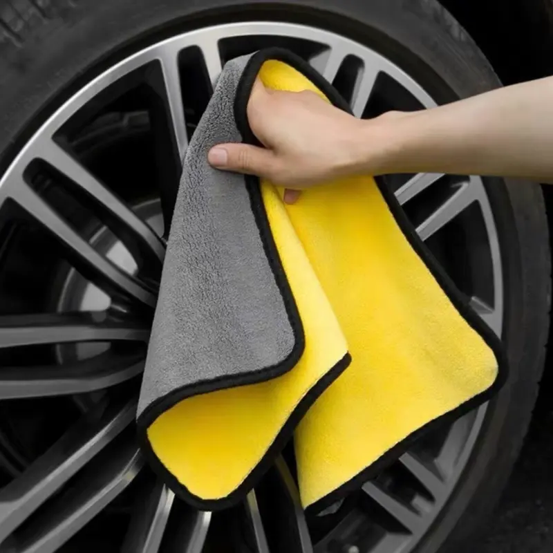 Khăn Lau Sợi Microfiber Siêu Thấm Hút - Hàng Nhập Khẩu Cao Cấp - Phụ Kiện Lau Xe 1
