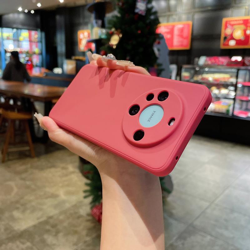 Product Introduction of Suitable for Mate60 Fine Hole Frosted TPU Straight Nova12 Protective Case Huawei Pura70 Silicone Phone Case Cellphone Protector Protection Smartphone 19