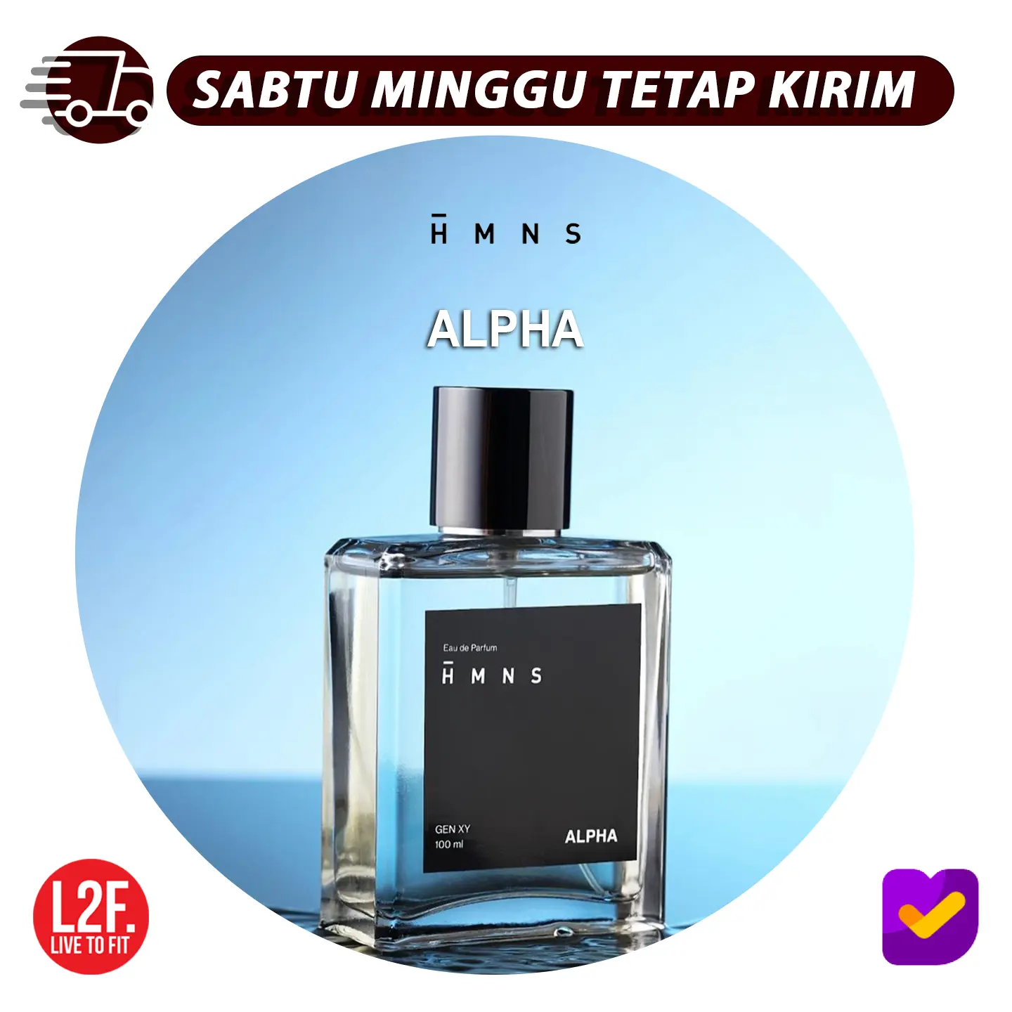 Parfum HMNS Alpha 100ml Eau De parfum Original Perfume