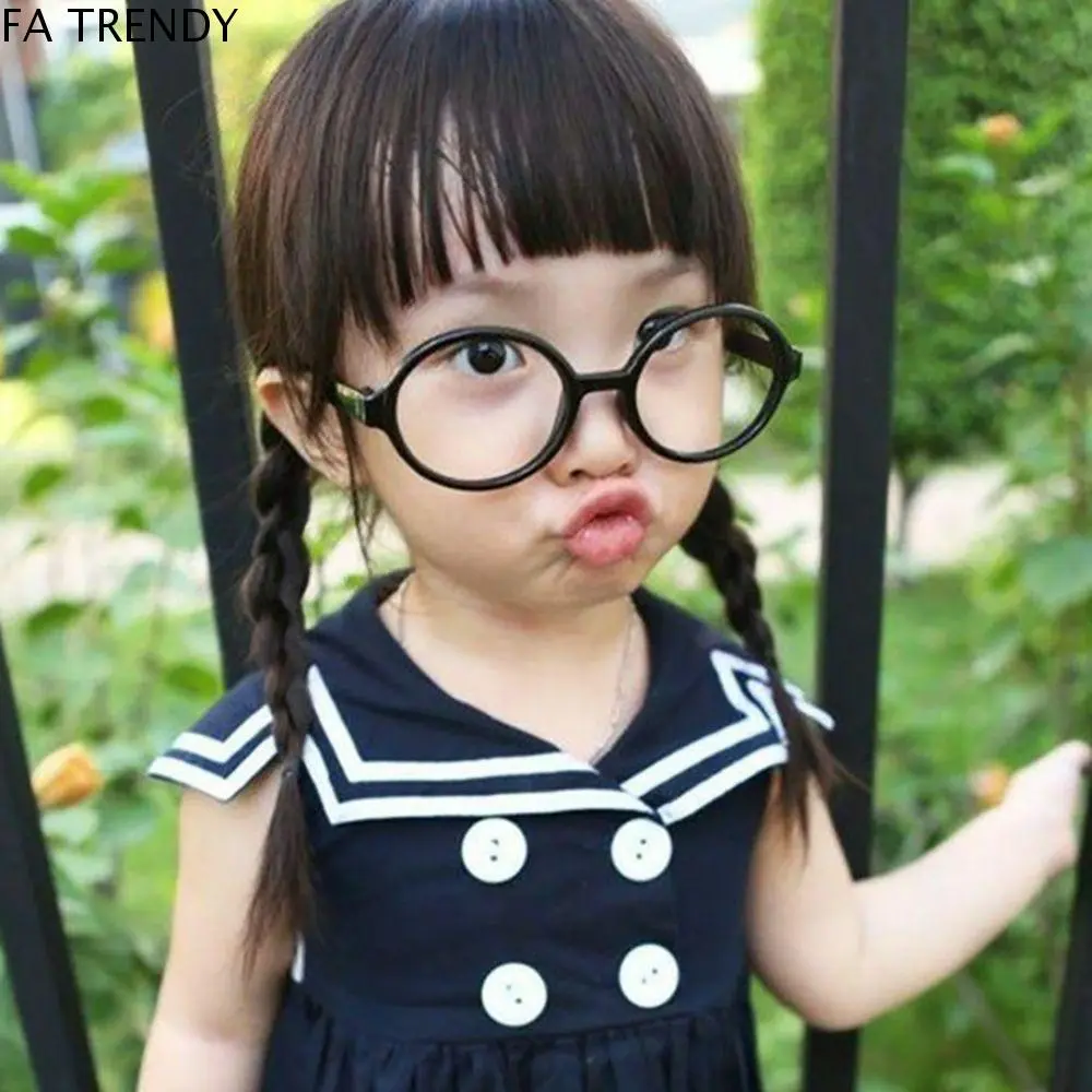 FA TRENDY Portable Cute Girls Eyewear Candy Color Children Kid Glasses Frame Round Glasses Frame PP Light Spectacle Frames