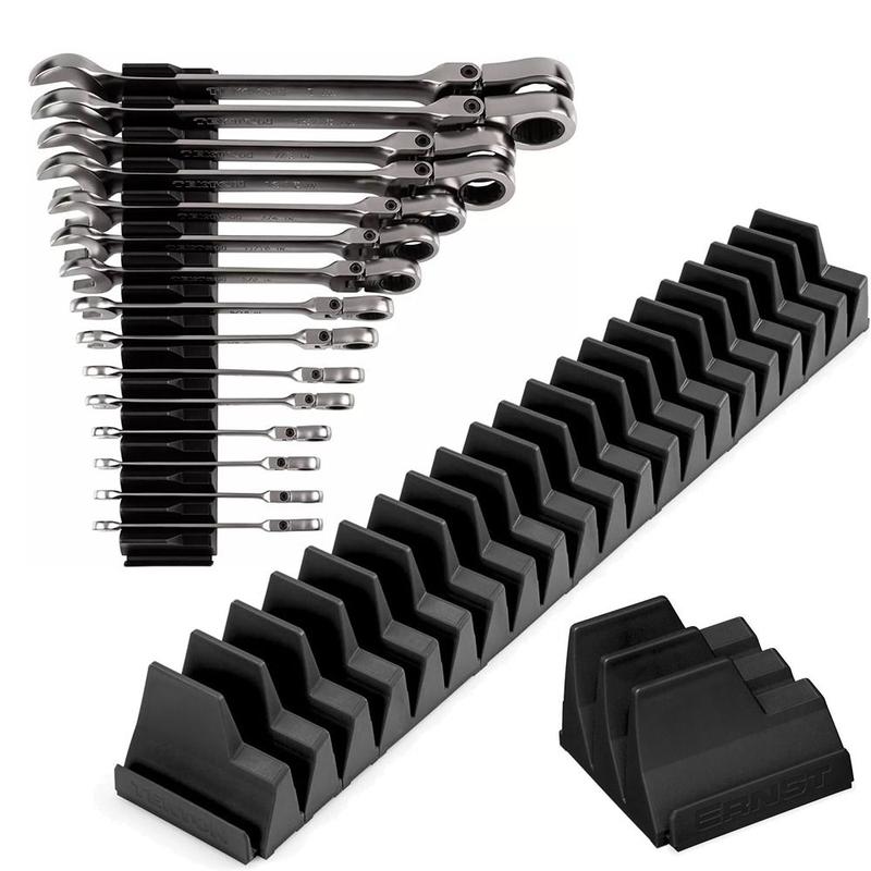 Product Introduction of Lightweight 20 Wrenches Wrench Organizer Quickly Retrieve Your Tools Improving Efficiency Wrench Rack Portable Wear Resistance Modular Tool Organizer Drawer Chest 10