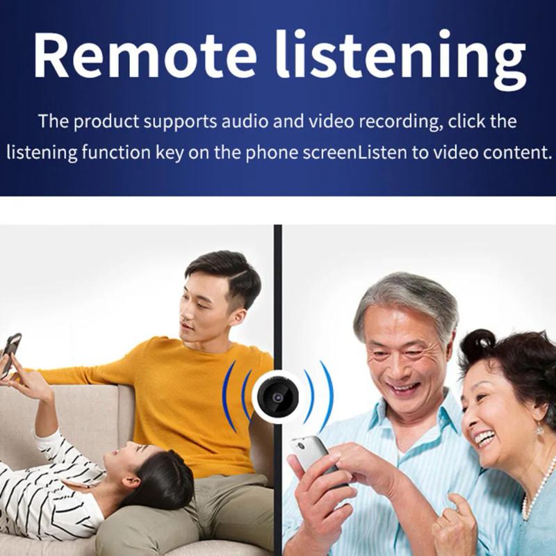 Product Introduction of Kamera CCTV WiFi, A9 mini, Kesambungan tanpa wayar, Resolusi 1080p HD, IR, Penglihatan Malam Rumah, Serasi dengan telefon, Sesuai untuk Keselamatan Rumah 22