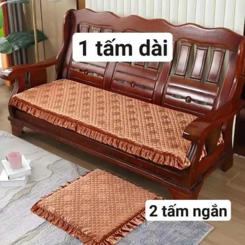 Thảm ghế lót bông có khóa kéo kích thước 1m7 ,1m8,2m dem ghe 1