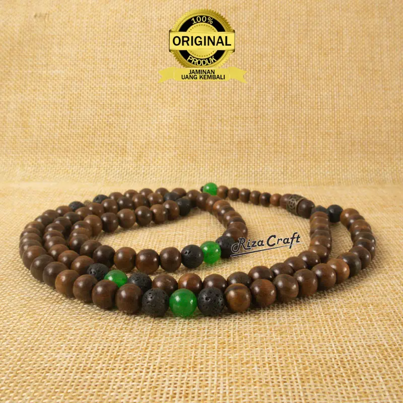 Tasbih kayu gaharu asli super original wangi 99 butir Aesthetic 2