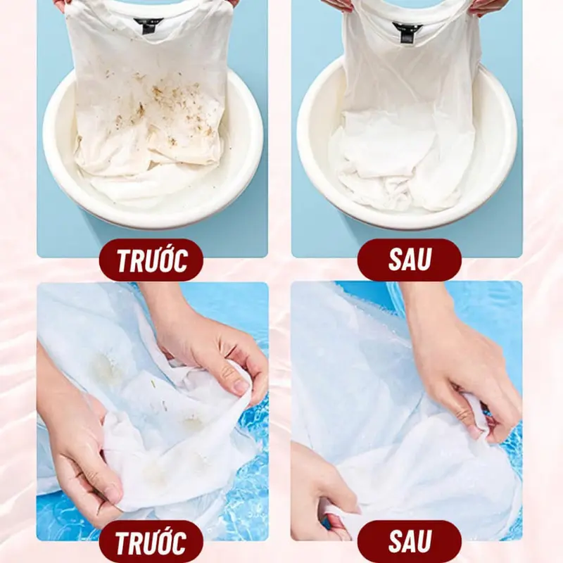 (Combo 5 túi 200 viên) Viên Giặt Xả Thơm Quần Áo 5IN1 Làm Mềm, Giặt Sạch, Khử Khuẩn tới 99%, Lưu Hương 72 Giờ Đa Năng - Làm Sạch 4