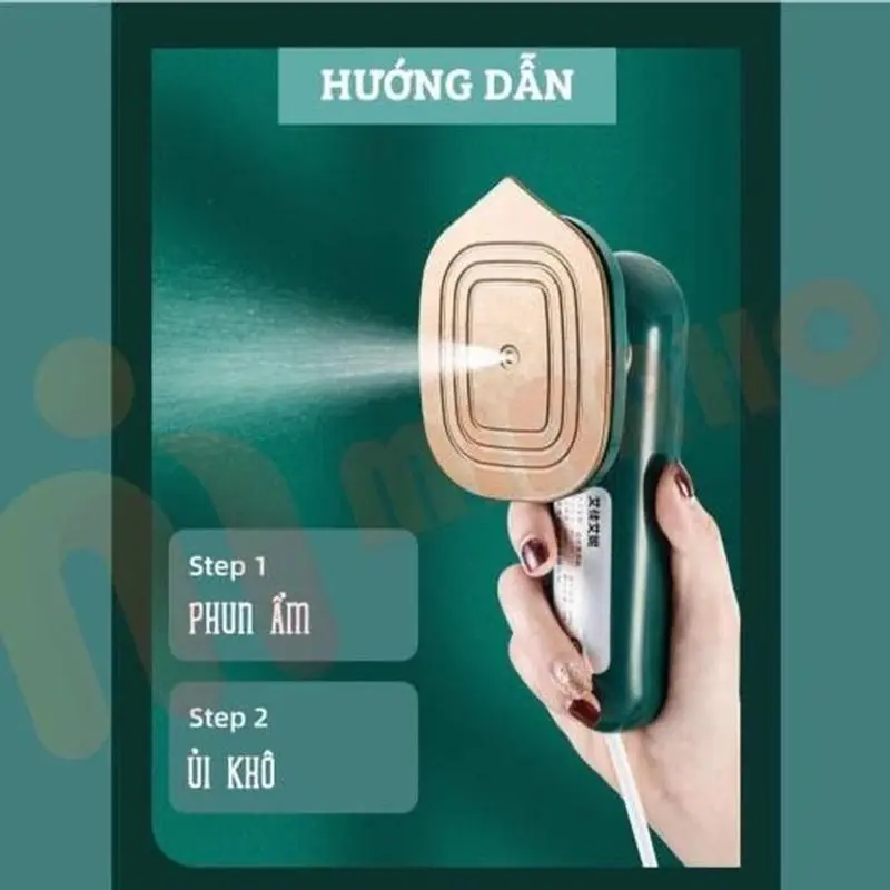Bàn Ủi Hơi Nước Cầm Tay Mini Du Lịch Nhỏ Gọn Tiện Lợi Ủi Bay Mọi Vết Nhăn Ủi Quần Áo Bàn Là Hơi 5