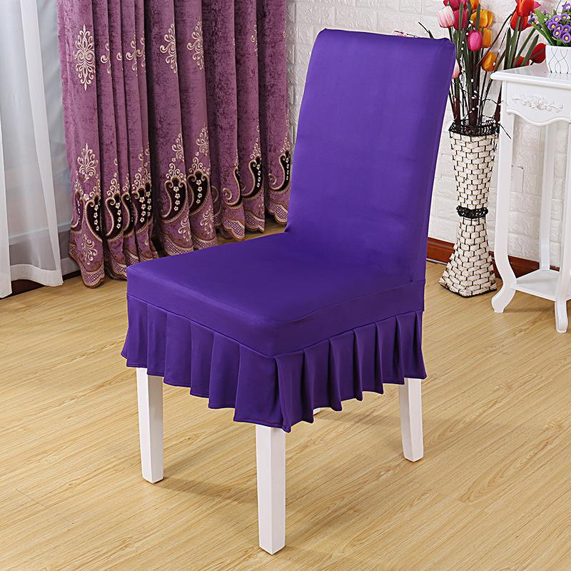 Product Introduction of Thicker Fabric Skirt Chair Cover Quality Spandex Stretch Chair Covers for Dining Room Kitchen Banquet Home Decor Seat Slipcover 18