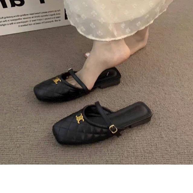 💝FREE SHIP💝Sục bệt nữ chữ X dây quai ngang da trám hot Tết 2024 1
