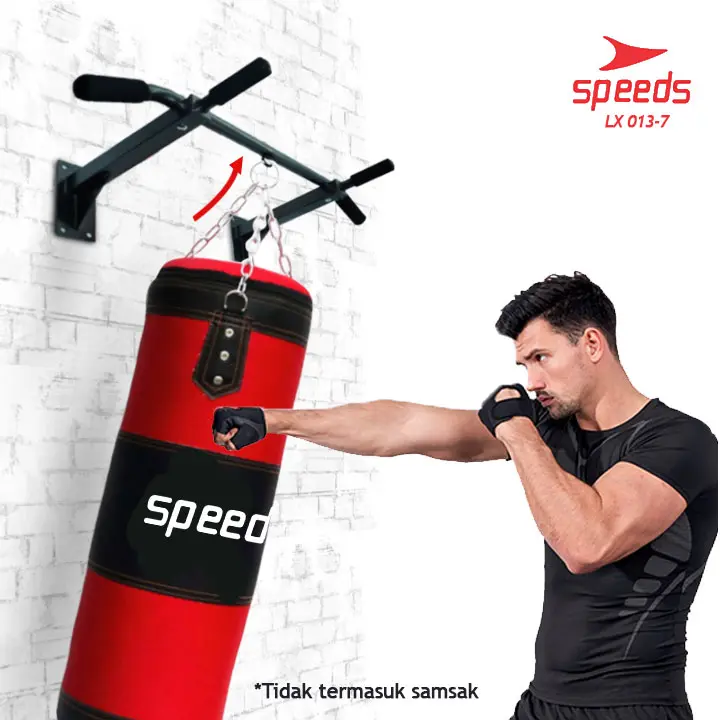 SPEEDS Pull Up Bar Chin Up Alat Gym Rumah Iron Gym Alat Fitness Scapula Outdoor dan Indoor 013-7 2
