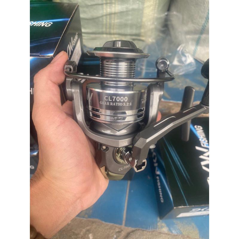 Máy Câu Cá Kim Loại Dawa CL Máy Câu Đứng 3000 Đến 7000 Fishing Bắt Cá Đi Câu Tay Quay Mồi
