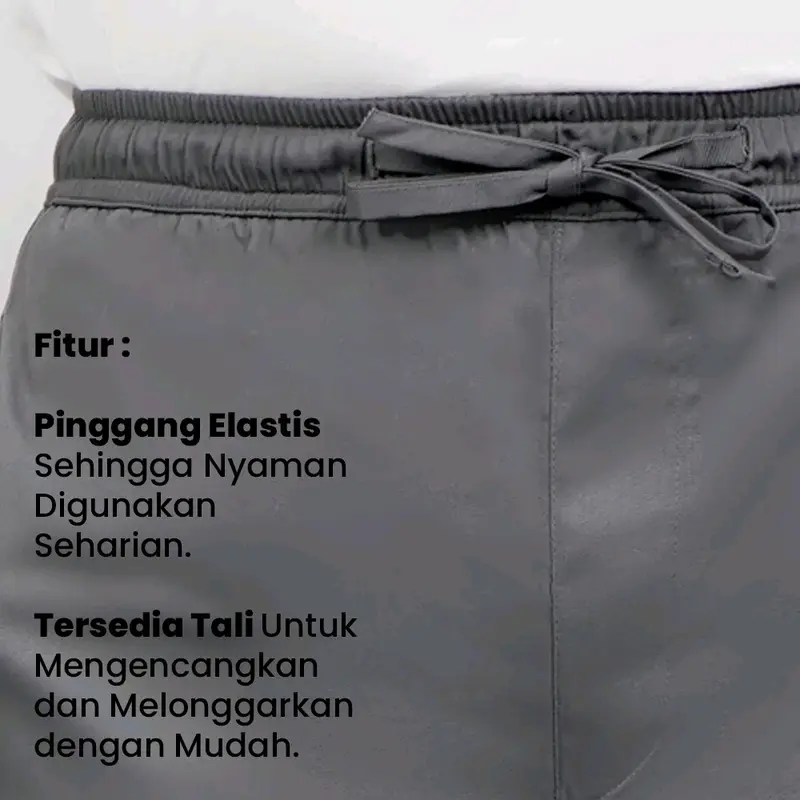 Celana Sirwal Pria Dewasa / Celana Cingkrang Dewasa Polos Santai 3