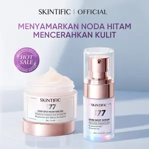 SKINTIFIC 2pcs 377 Skincare Set | Symwhite 377 Dark Spot Moisture Gel 30g + 377 Dark Spot Serum 20ml | Niacinamide Brightening Acne Glowing Barrier Anti-Aging ExfolLactic Acidiating Brightening Whitening Blackhead Removal Calming Peeling with Acid
