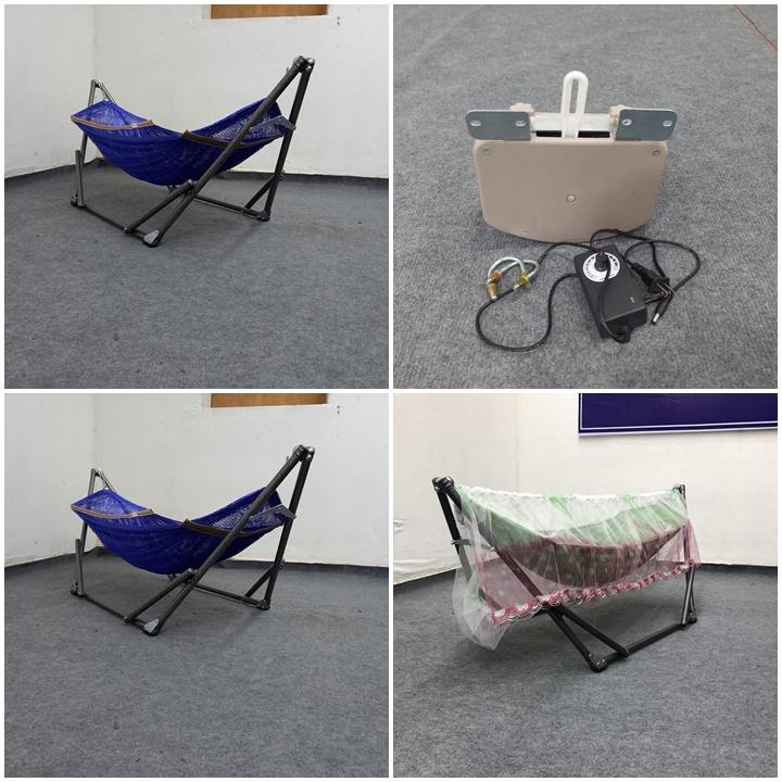 combo máy đưa võng mini+bộ võng mini+mùng 0