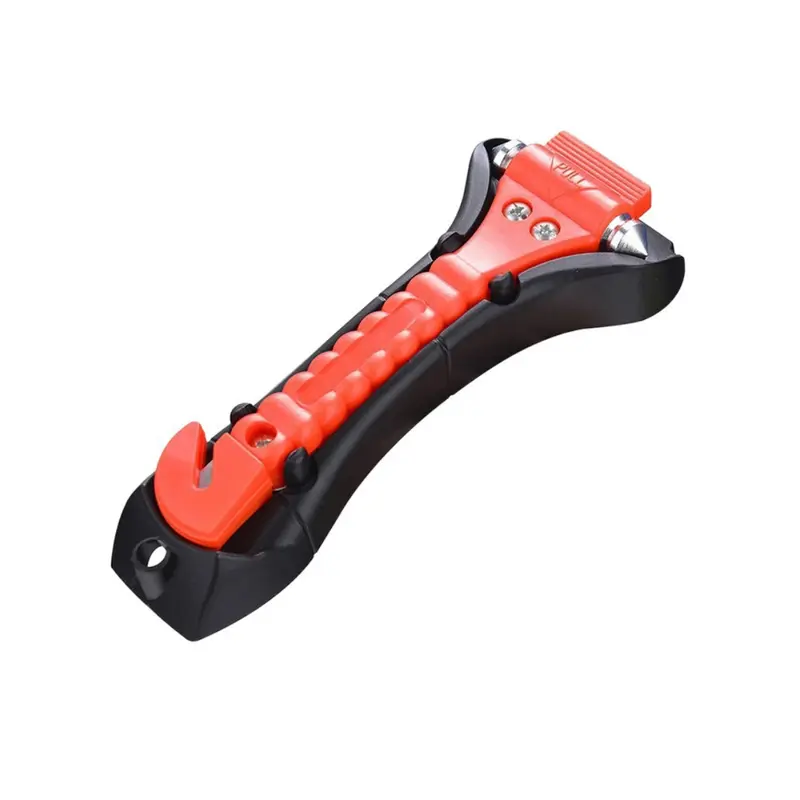 2 in 1 Emergency Glass Hammer & Seat Belt Cutter - Palu Pemecah Kaca Mobil Multifungsi untuk Keadaan Darurat, Aksesoris Keamanan Mobil Praktis dan Portable Kotak 8