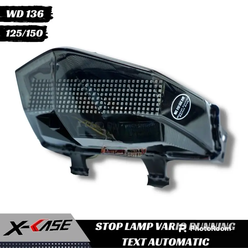 LAMPU STOP VARIO 125 150 COLOSEUM RUNNING TEXT ANIMASI 16 MODE PLUS MAGNET STOPLAMP VARIO 125 NEW VARIO 150 4
