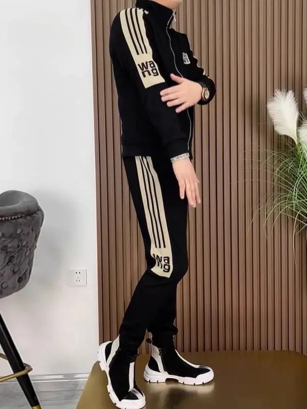Combo 2 bộ thể thao nam TM Store, Bộ quần áo nam mùa thu đông, co giãn năng động thời trang TM06 Menswear Jean 3