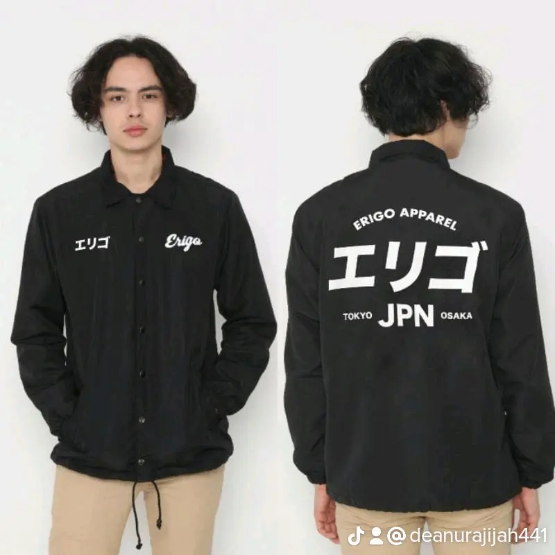 jaket coach anime  jaket coach parasut pria wanita dewasa