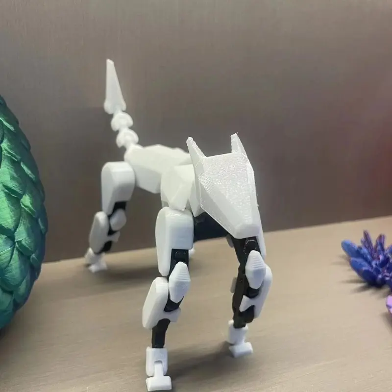 Vinnatsu 13 Figure Mounts Dog Lucky /Dummy 13 Figure Mounts Anjing Bersendi DIY Action Figure 3D Robot Bisa Berpose/13 Tokoh Gunung Anjing Bertuang 3
