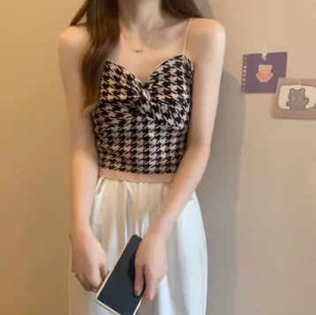 Tank Top Zar Pita Atasan Wanita Singlet Crop Top Korean Style