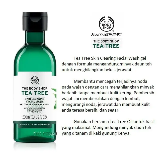 Tea Tree Skin Clearing Face Wash TBS 1