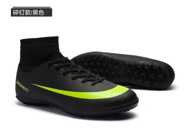 Product Introduction of Giày Futsal dành cho nam và nữ, giày bóng đá có gai dài đến mắt cá chân, giày cao cổ, giày thể thao trong nhà 20
