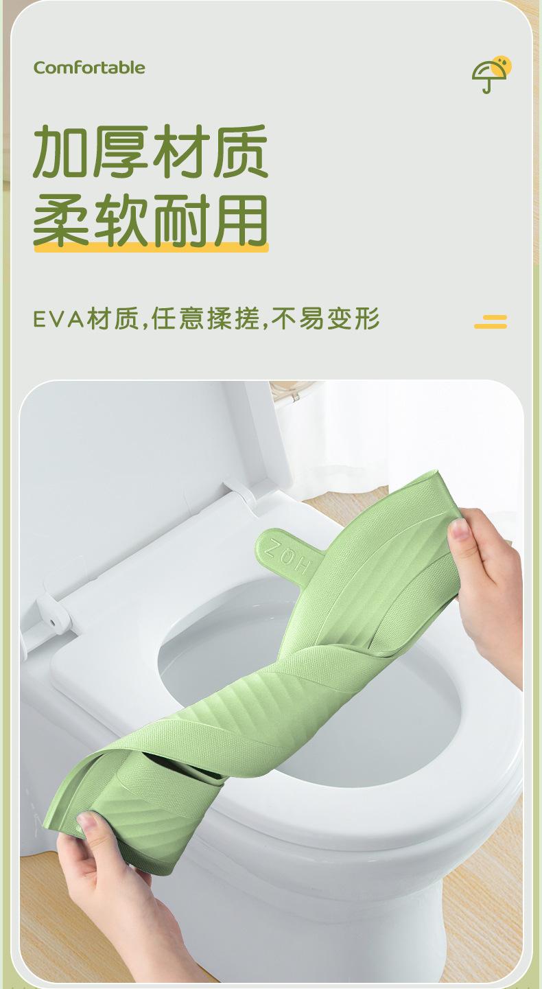 Product Introduction of Toilet Seat Foam Cushion, Silicone Toilet Cover, All-Season Universal Toilet Seat Pad, Washable Toilet Cushion 7