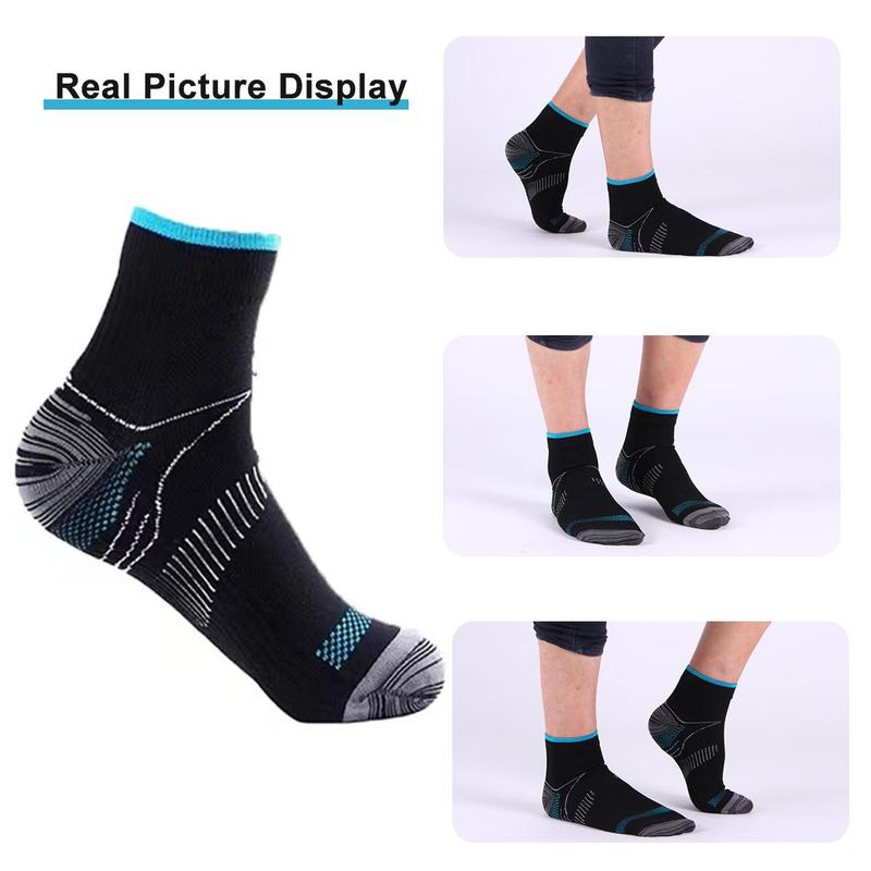 Unisex's Compression Socks, 1 Pair Casual Outdoor Sports Pressure Socks, Breathable Comfortable Sports Socks for Men & Women 4