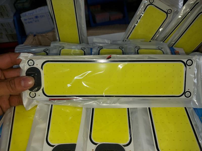 Đèn trần thùng xe tải xe khách xe du lịch COB điện chung 12v 24v