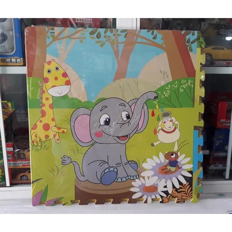 Xốp Ghép Trải Sàn Nhà Cho Bé 1 miếng kích thước 60x60cm, Dày Dặn - Đa Dạng, Tiện Lợi, Trang Trí Nhà Đẹp. Lẻ = Sỉ Đồ Chơi