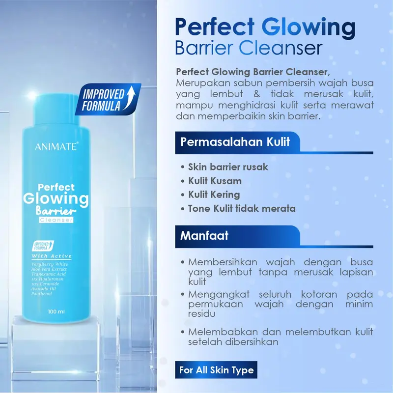 Animate Perfect Glowing Barrier Series 5in1 | Paket Skincare Glowing 2