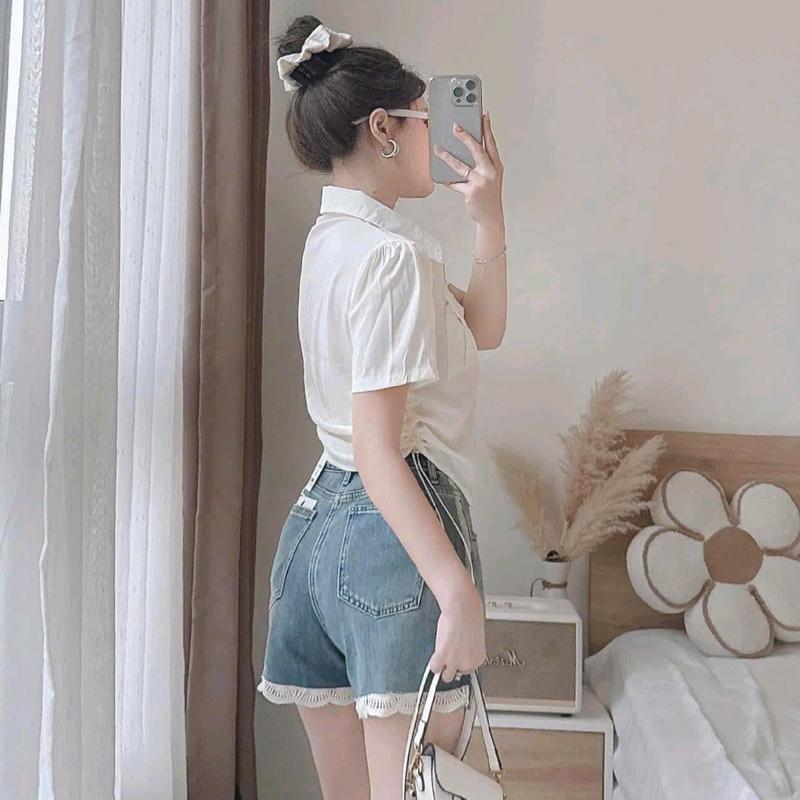 Áo thun Bigsize 50-85kg 2 túi dây rút eo chất thun tăm lạnh 1
