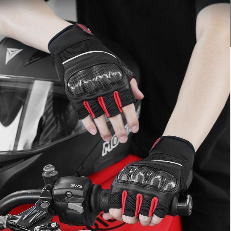Găng tay cụt ngón gù carbon MOTOWOLF MDL0327