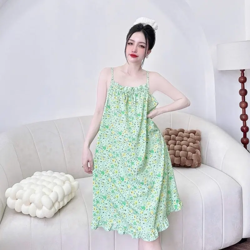ĐẦM NGỦ 2 DÂY LỤA FORM DÁNG TIỂU THƯ MẶC NHÀ THOẢI MÁI 45-60KG 4