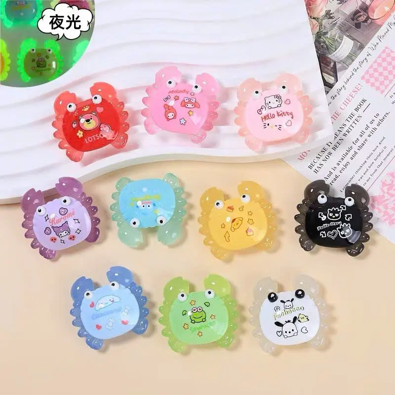 Bé Cua Dễ Thương Phát Sáng Nhiều Màu Có Hình Ở Lưng
