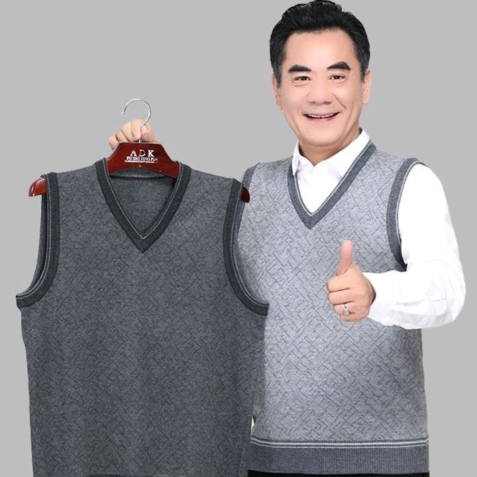 Áo len gile trung niên hàng qc chất đẹp Nam Menswear