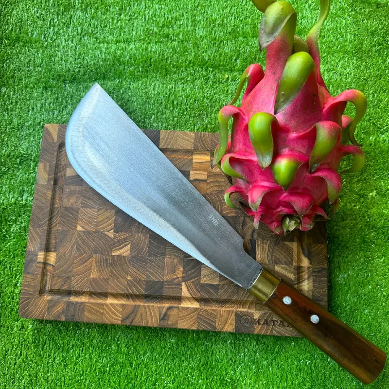Dao yếm làm cá chặt xương gà vịt được làm từ nhíp oto dài 40cm nặng 400g 0