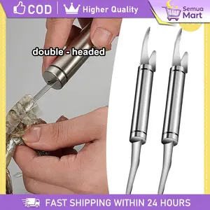 Alat Pengupas Udang Rumah/Komersial - Stainless Multifungsi, Gaster & Scraper