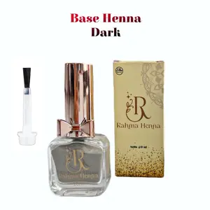 BASE DAN TOP HENNA SULTAN BY RAHMA HENNA Nail Dark