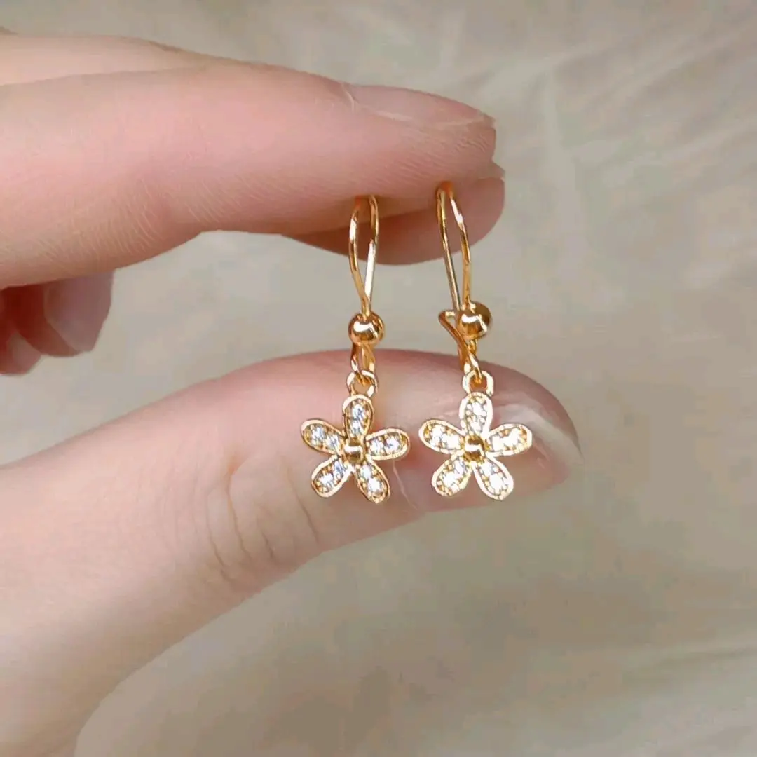 [ Beli 2 Produk Apapun Gratis 1 ] La Vienne - Audrey - Anting Titanium Wanita Anti Karat Aesthetic - Perhiasan Elegan Cantik Mewah Simple Batu
