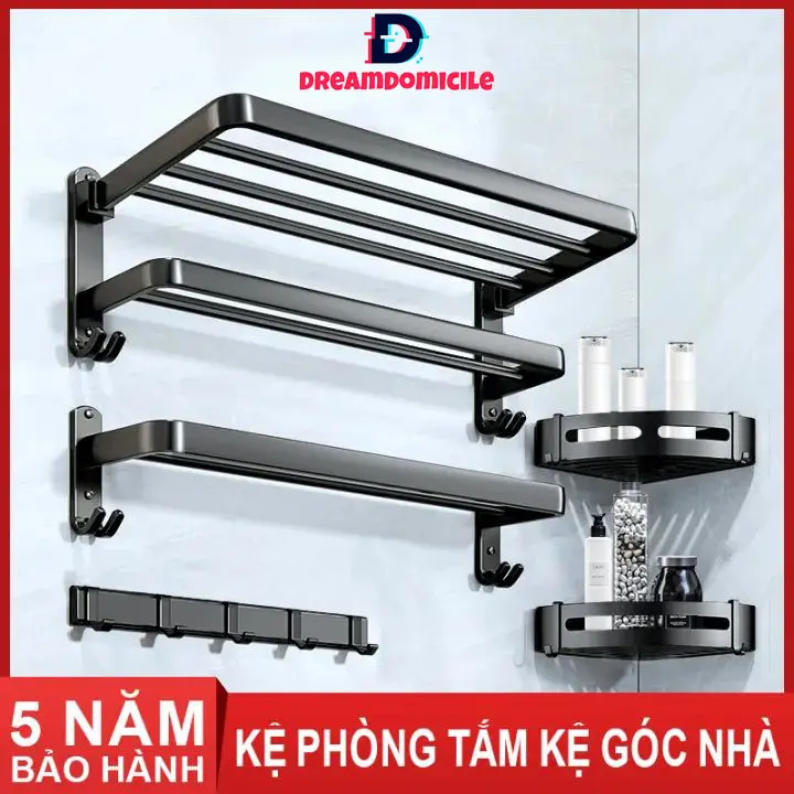 【BÁN HOT】COD  Kệ phòng tắm Kệ góc nhà Kệ khăn Hộp xà phòng thơm Móc áo len Đặt hộp 0
